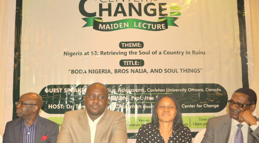 Public Lecture on “Nigeria at 53: Retrieving the Soul of a Country” Organised by CFC